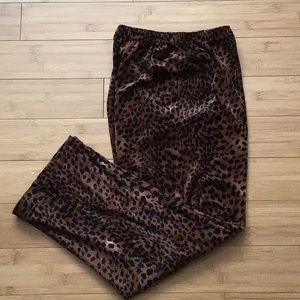 Cheetah Print Pajama Bottoms Size S